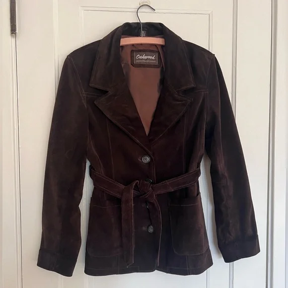 Vintage Suede Brown Jacket - Picture 1 of 11